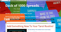 Desktop Screenshot of 1000spreads.com