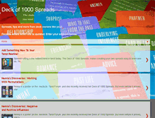 Tablet Screenshot of 1000spreads.com